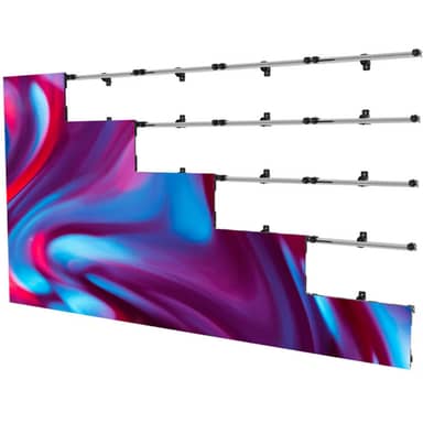 Peerless-AV DS-LEDUNV610-5X5 5x5 Universal Wall Mount for Latching dvLED Displays up to 610mm Wide