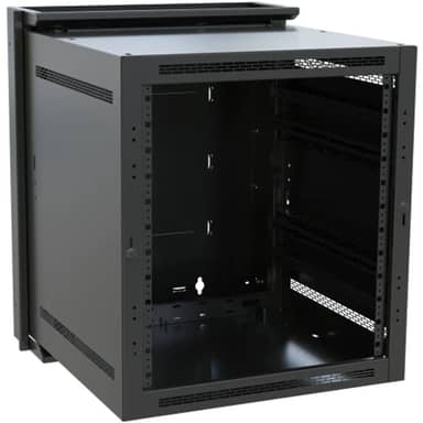 12SP/32D Wall Rack w/ Plexi Door