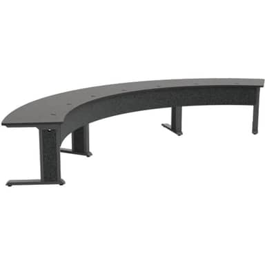 Forum Series Arc Table For Up To 7 People - Dark Finish