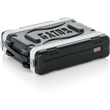 Molded PE Rack Case; Front, Rear Rails; 2U; 14.25" Deep