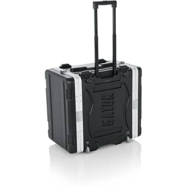 GATOR Molded PE Rack Case; Front, Rear Rails; 6U; 19" Deep; Locking