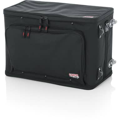 4U Lightweight rack bag w/ tow handle and wheels