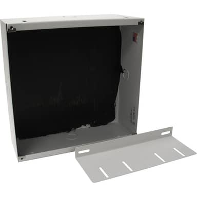 Flush mount enclosure is designed for use only with AtlasIED speaker Sys