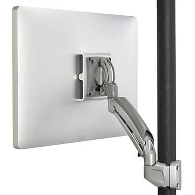 Chief Kontour K1P110S Single Display Pole Mount with 1-Link Arm, Silver