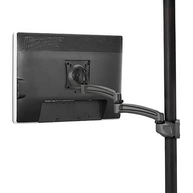 Chief Kontour K2P120B Single Display Pole Mount with 2-Link Arm, Black