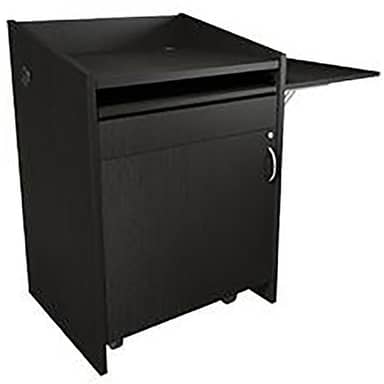 L2 LECTERN,28W25D,CONN, FLIP,GRAINED EBONY ASH