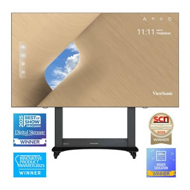 ViewSonic LDS138-151-TAA 138" All-in-One LED Display Solution Kit - Preassembled, Portable, and Full HD (1920x1080 Resolution)
