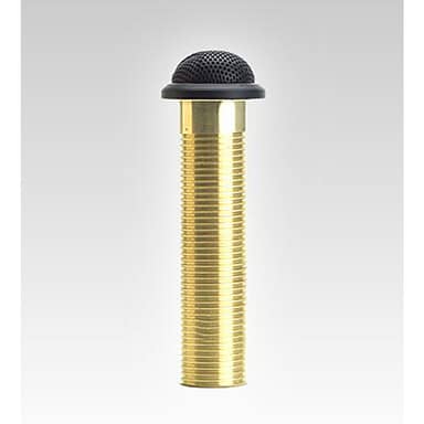 Shure MX395AL/O Brushed Alum Low Profile Boundary Mic Omni, 3 Pin XLR