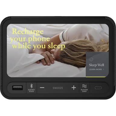 Station A,Alarm Clk Charging station and bluetooth spk Black noise USBC