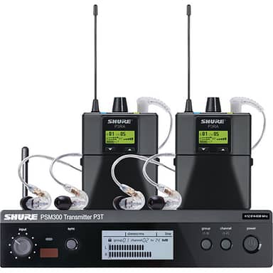 PSM300 TWIN PACK PRO WITH EARPHONES