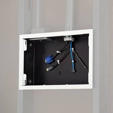 Chief PAC525FW In-Wall Storage Box with Flange White
