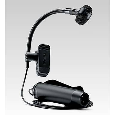 Shure PGA98H-TQG Cardioid Condenser Gooseneck Instrument Microphone, TA4F Connector for Use