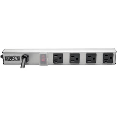 Tripp Lite by Eaton PS120420 Power Strip 120V 2 5-15R, 2 5-20R 15 ft Cord 12 Inch Length Metal