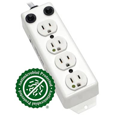 Tripp Lite by Eaton PS-407-HG-OEM Safe-IT UL 1363A Medical-Grade Power Strip for Patient-Care Vicinity, 4x