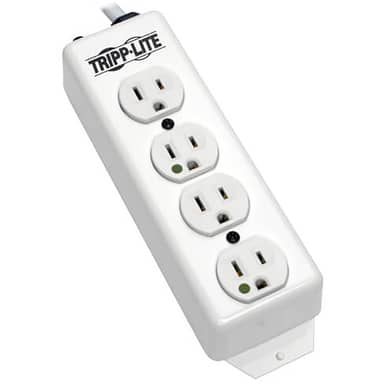 Tripp Lite by Eaton PS-415-HG Safe-IT Medical-Grade Power Strip, UL 1363, 4 Hospital-Grade Outlets, An