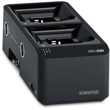Shure SBC220 2-Bay Networked Docking Charger