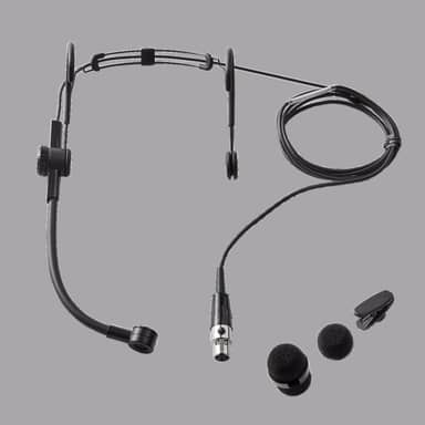 Shure SM39-TQG SM39 Black Cardioid Headworn Microphone for Speech and Performance Applications, TA4F Terminations
