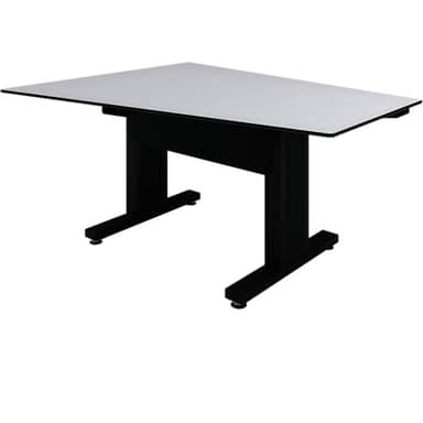 Forum 3 Person Angle Table, 30" Seated Height, Dark Finish