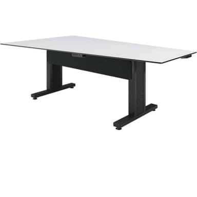 Forum 5 Person Angle Table, 30" Seated Height, Dark Finish