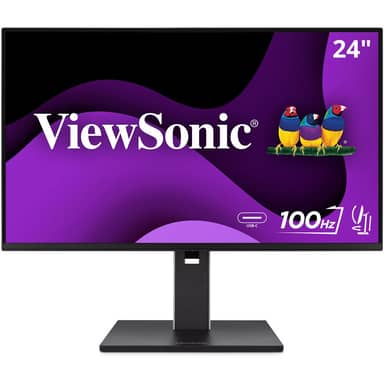 ViewSonic VG2452 24" 1080p IPS Ergonomic Monitor, 65W USB-C