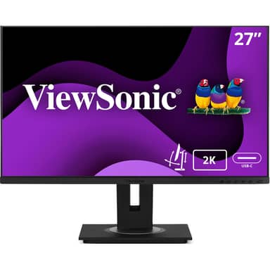 ViewSonic VG2756A-2K 27" Class- SuperClear IPS LED Backlight - 2560X1440- 350 Nit LED Monitor