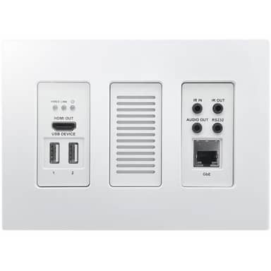 ZeeVee ZyPerUHD60 AV Encoder Wall Plate With 2x1 Switching