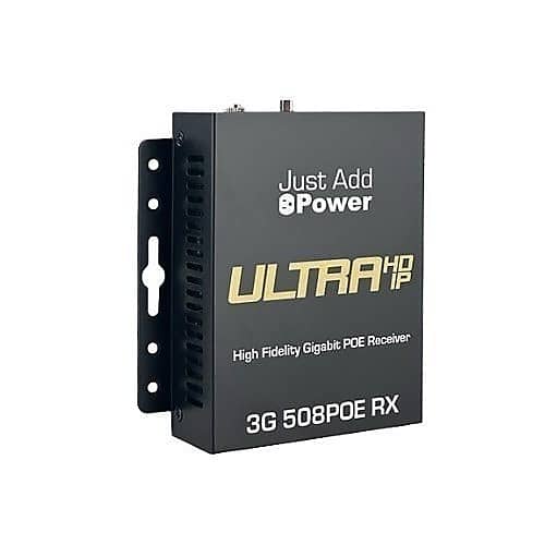Just Add Power VBS-HDIP-508POE 3G Ultra Series HD IP Receiver, 508 PoE [USED]