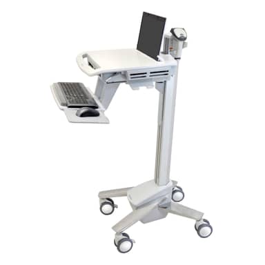 Ergotron StyleView SV40 Sit-Stand Laptop Cart, Non-Powered, 20″ Lift (SV40-6100-0)