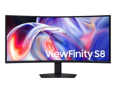 Samsung 40" ViewFinity S8 S85TH 5K2K WUHD VA Curved Business Monitor, 144Hz, Thunderbolt 5 – S40H854TAN