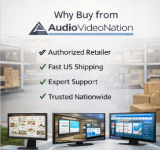 Buy Samsung commercial displays online from AudioVideoNation with US shipping and expert AV support