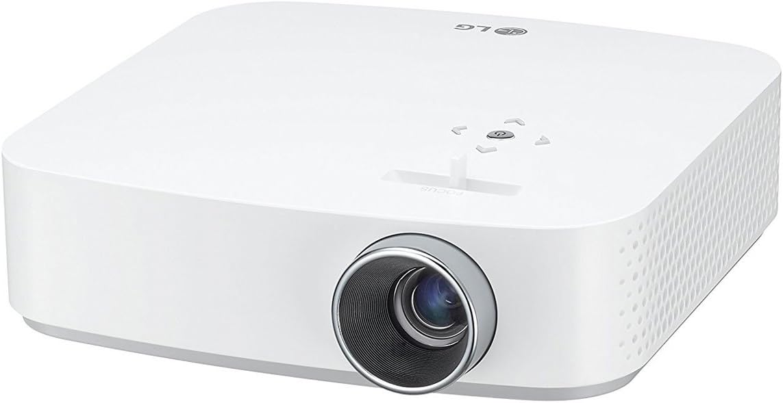 LG PF50KA 100” Portable Full HD (1920 x 1080) LED Smart TV Home Theater CineBeam Projector with Built-in Battery (2.5 hours) - White